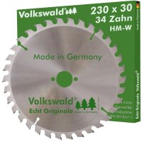 Volkswald® HM-Sägeblatt W 230x30mm Z=34
