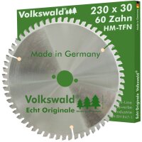 Volkswald® HM-Sägeblatt TFN 230x30mm Z= 60