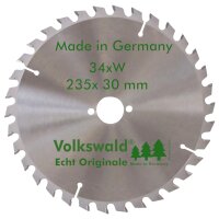 Volkswald® HM-Sägeblatt W 235x30mm Z=34