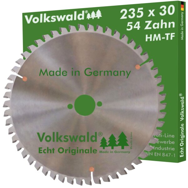 Volkswald® HM-Sägeblatt TF 235x30mm Z=54