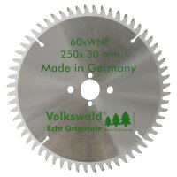 Volkswald® HM-Sägeblatt W 250x30mm Z= 60