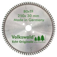 Volkswald® HM-Sägeblatt TF 250x30mm Z= 80