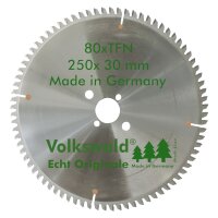 Volkswald® HM-Sägeblatt TFN 250x30mm Z= 80