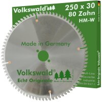 Volkswald® HM-Sägeblatt W 250x30mm Z= 80