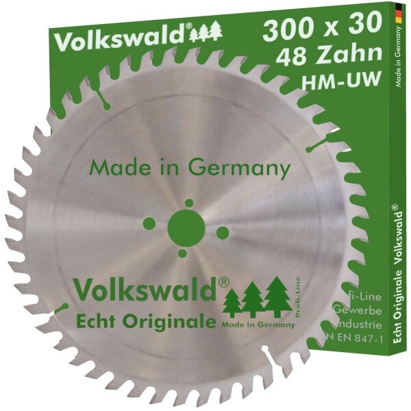 Volkswald® HM-Sägeblatt UW 300x30mm Z=48