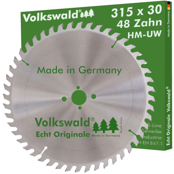 Volkswald® HM-Sägeblatt UW 315x30mm Z=48
