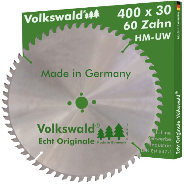 Volkswald® HM-Sägeblatt UW 400x30mm Z=60