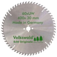 Volkswald® HM-Sägeblatt UW 400x30mm Z=60