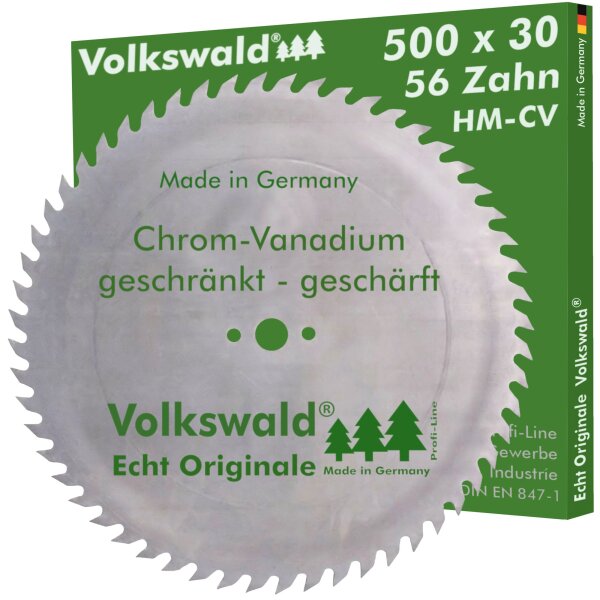 Volkswald® Sägeblatt CV 500 x 30 mm Z= 56