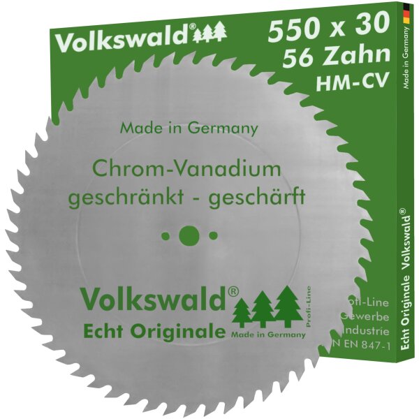 Volkswald® Sägeblatt CV 550 x 30 mm Z= 56
