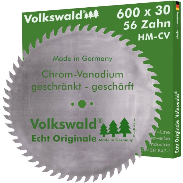 Volkswald® Sägeblatt CV 600 x 30 mm Z= 56
