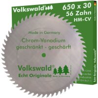 Volkswald® Sägeblatt CV 650 x 30 mm Z= 56