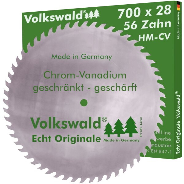 Volkswald® Sägeblatt CV 700 x 28 mm Z= 56