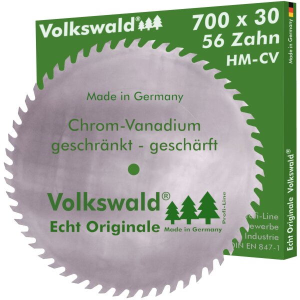 Volkswald® Sägeblatt CV 700 x 30 mm Z= 56