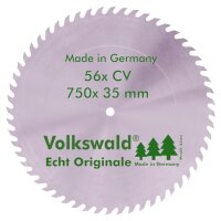 Volkswald® Sägeblatt CV 750 x 35 mm Z= 56