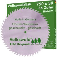 Volkswald® Sägeblatt CV 750 x 30 mm Z= 56