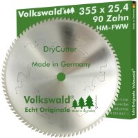 Volkswald® HM-Sägeblatt DryCutter FWW 355x25,4...