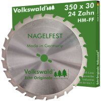 Volkswald® HM-Sägeblatt FF 350 x 30 mm Z= 24...