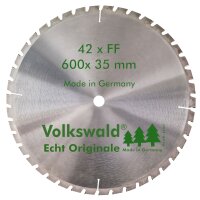 Volkswald® HM-Sägeblatt FF 600 x 35 mm Z= 42...