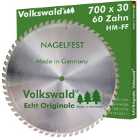 Volkswald® HM-Sägeblatt FF 700 x 30 mm Z= 60...