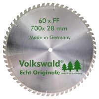 Volkswald® HM-Sägeblatt FF 700 x 28 mm Z= 60...
