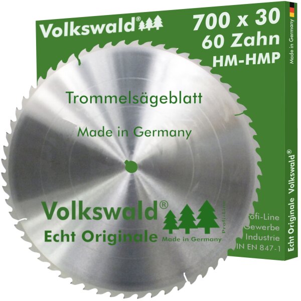 Volkswald® HM-Sägeblatt HMP W Trommelsägeblatt 700x30 Z=60