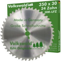 Volkswald® HM-Sägeblatt LFZ 350 x 30 mm Z= 24