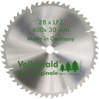 Volkswald® HM-Sägeblatt LFZ 400 x 30 mm Z= 28