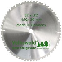 Volkswald® HM-Sägeblatt LFZ 450 x 30 mm Z= 32