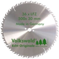 Volkswald® HM-Sägeblatt LFZ 500 x 30 mm Z= 36