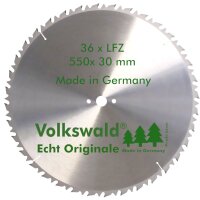Volkswald® HM-Sägeblatt LFZ 550 x 30 mm Z= 36