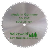 Volkswald® HM-Sägeblatt LWZ 600 x 35 mm Z= 36
