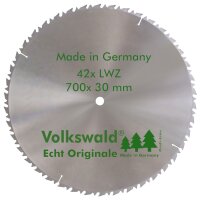 Volkswald® HM-Sägeblatt LWZ 700 x 30 mm Z= 42