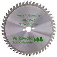 Volkswald® HM-Sägeblatt SWZ 315 x 30 mm Z= 48