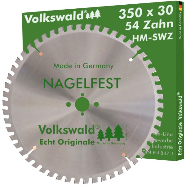 Volkswald® HM-Sägeblatt SWZ 350 x 30 mm Z= 54