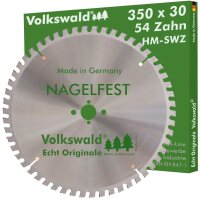 Volkswald® HM-Sägeblatt SWZ 350 x 30 mm Z= 54