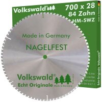 Volkswald® HM-Sägeblatt SWZ 700 x 28 mm Z= 84