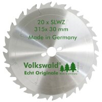 Volkswald® HM-Sägeblatt SLWZ 315x30mm Z= 20