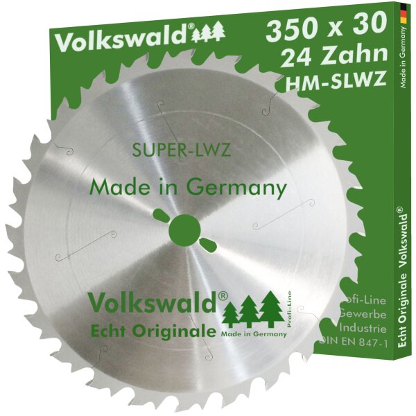Volkswald® HM-Sägeblatt SLWZ 350 x 30 mm Z= 24
