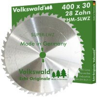 Volkswald® HM-Sägeblatt SLWZ 400 x 30 mm Z= 28