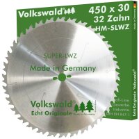 Volkswald® HM-Sägeblatt SLWZ 450 x 30 mm Z= 32