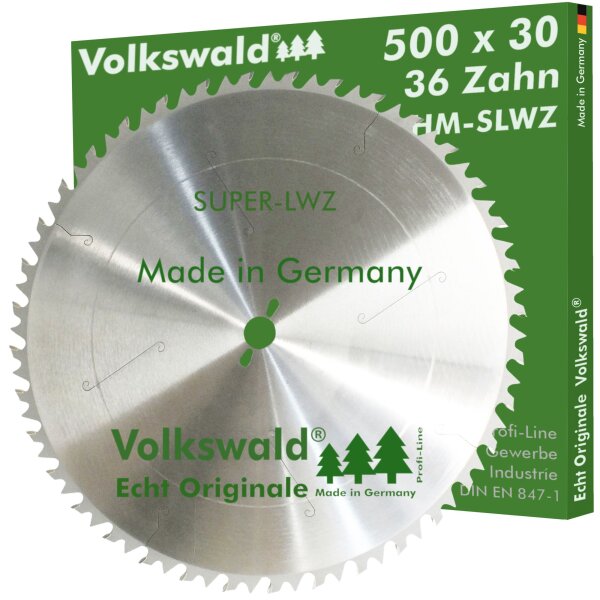 Volkswald® HM-Sägeblatt SLWZ 500x30mm Z= 36