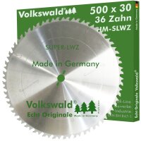 Volkswald® HM-Sägeblatt SLWZ 500x30mm Z= 36
