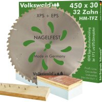Volkswald® HM-Sägeblatt TFZ 450 x 30 mm Z= 32