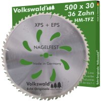 Volkswald® HM-Sägeblatt TFZ 500 x 30 mm Z= 36