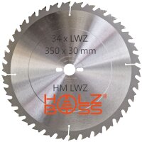 Holzboss® HM-Kreissägeblatt 34 x Zahn LWZ 350 x...