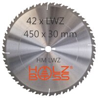 Holzboss® HM-Kreissägeblatt 42 x Zahn LWZ 450 x...