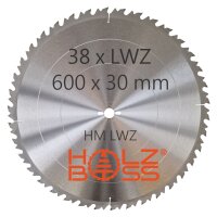 Holzboss® HM-Kreis-Sägeblatt 600 x 30 mm LWZ 38...