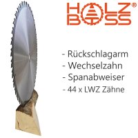 Holzboss® HM-Kreissägeblatt 44 x Zahn LWZ 700 x 30 mm mit Spanabweiser Rückschlagarm