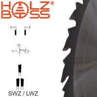 Holzboss® HM-Kreissägeblatt 44 x Zahn LWZ 700 x 35 mm mit Spanabweiser Rückschlagarm
